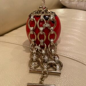 Gold Tone Multi-Chain Toggle Bracelet